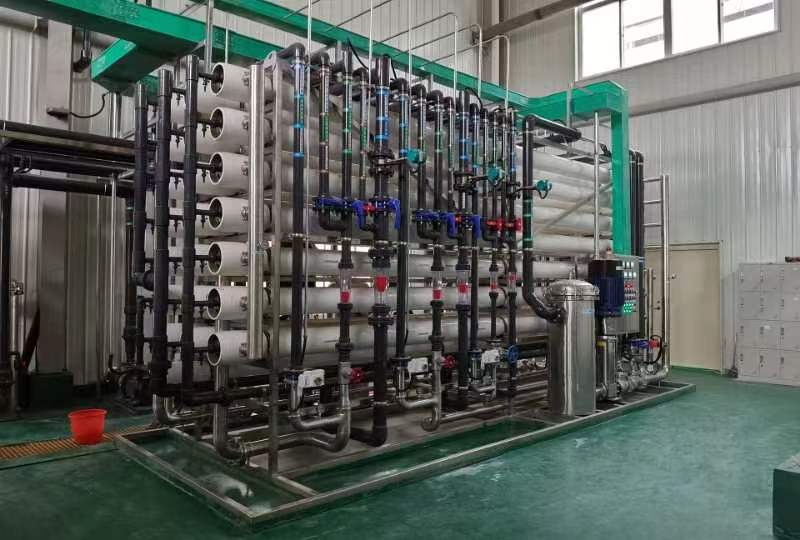 河南新乡污水处理成纯水回用工程，60t／H水处理工程施工项目
